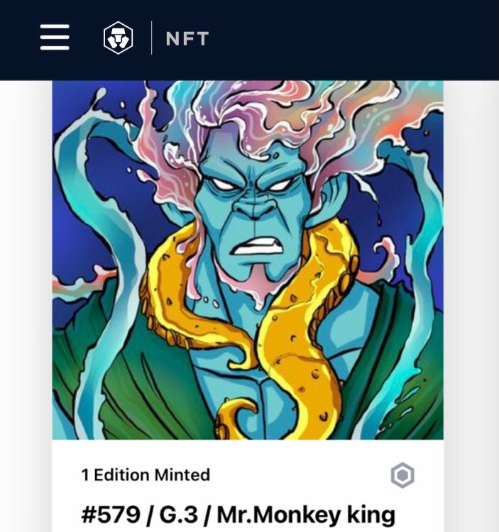 AlexYap33697089's tweet photo. “Be like water…” 👊🏼
MONKEY KING GOD OF WATER is a special edition
#MrMonkeyKing #NFT by @muayturbo_168 😍
Go check out this awesome creator’s work at https://t.co/dwcfqXVoS6
#NFTCommunity #NFTartists #nftart #CronosNFT @cryptocomnft @CroFamNFT https://t.co/oPpT65wTfb