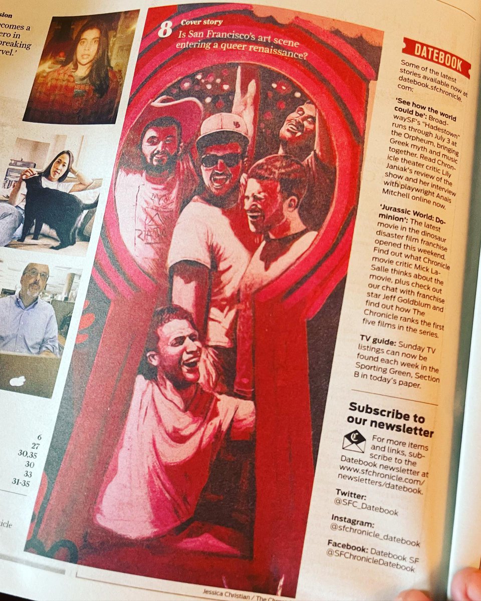 ElliottCNathan's tweet photo. The San Francisco Chronicle printed the story about our mural this weekend! 
Loved our collab!! Thanks Serge, Manuel, Simón, Christopher, D'Arcy and the Oasis team!! https://t.co/vZhgeSmLho