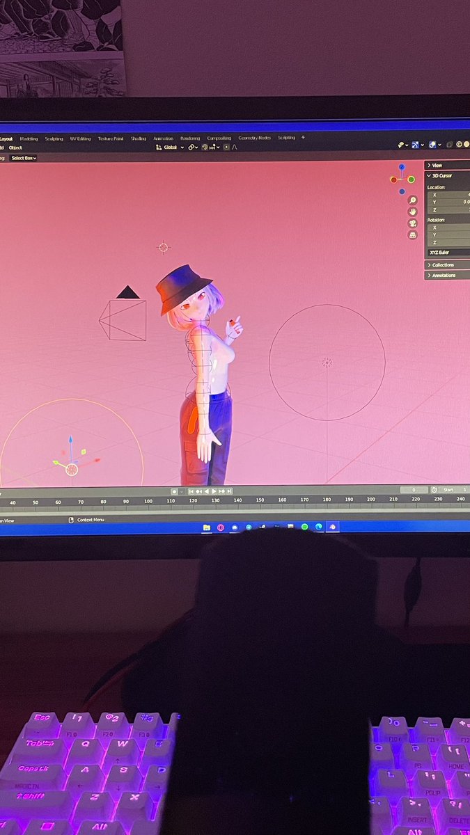grskoff's tweet photo. and here s the process of working on a few of the artworks by the way i luv u all🥰❤️🦋(●´ω｀●) https://t.co/7VViyzjT75