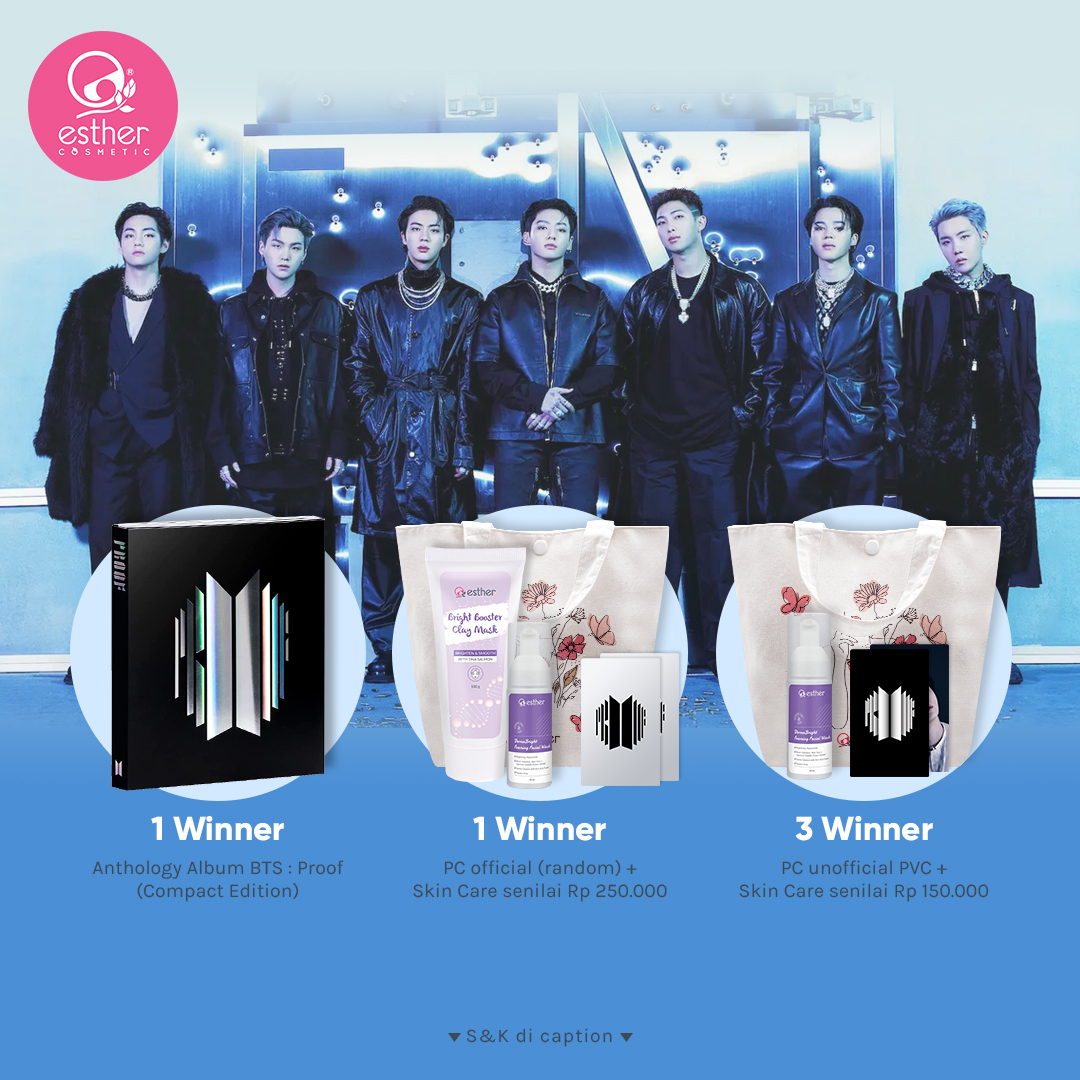 EstherHoB's tweet photo. Giveaway for #BTS9thAnniversary 
Dear BTS Army yuk klik tautan di bawah ini untuk join :
https://t.co/ipQf4oTauR

#2022BTSFESTA
#YetToCome #BTS_Proof https://t.co/hGpBVrENuM