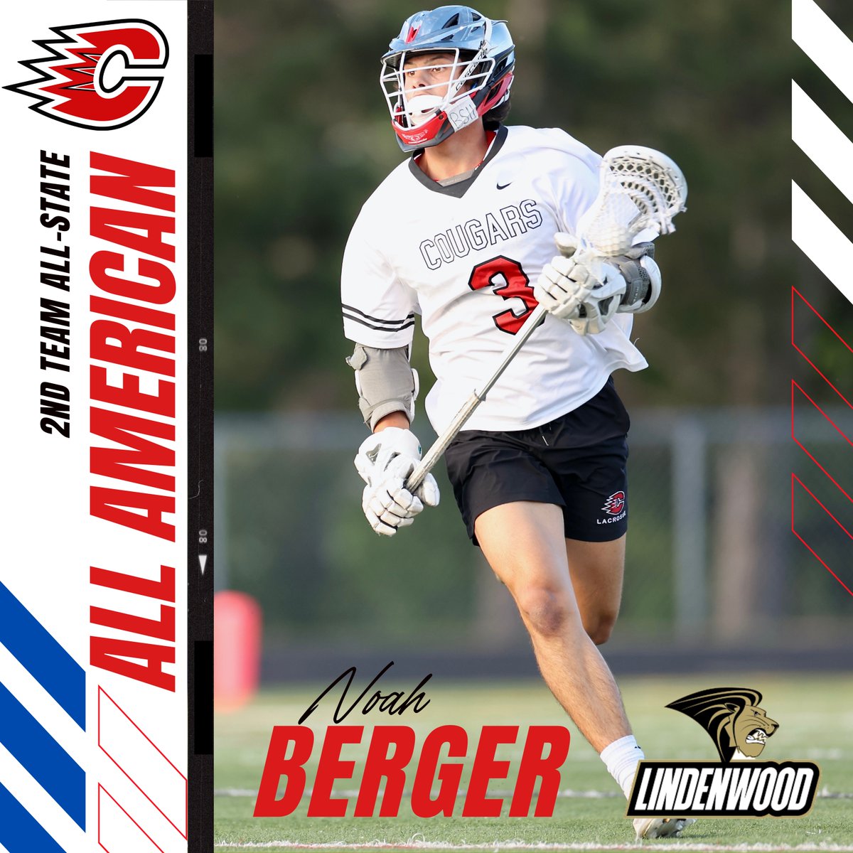 CYLANation's tweet photo. Recognizing the outstanding @Centlax accomplishments for Senior midfielder #3 Noah Berger!  Congratulations Noah! #CYLAProud #Centlax22 #AllAmerican https://t.co/trmAs4GQHS