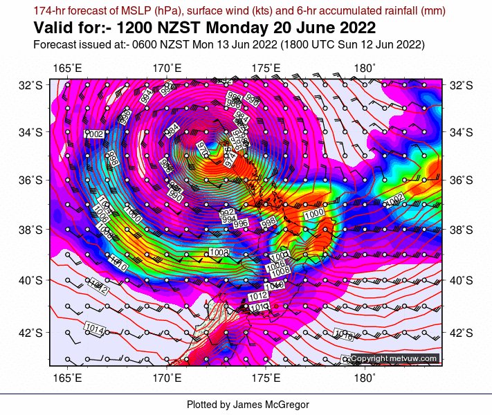 barcodenz's tweet photo. @WeatherWatchNZ this image from metvuw looks interesting for next week. What do you reckon? https://t.co/YwR8TPx7sO