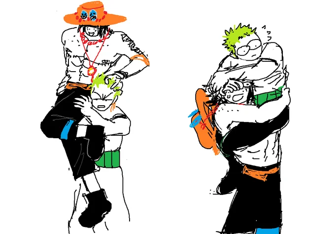 bros lifting each other up (inspiring) 