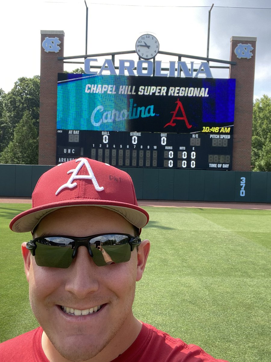 fwmartz's tweet photo. Proud of @Matt_Wheeler34! He & @RazorbackBSB are headed to the @Omaha_CWS! The Big Fella is up there beaming with pride kid! All your coaches are super proud of you and love your passion for the game of #baseball! #CowboyUp #GoWinIt #CWSOmaha #cws https://t.co/VscosQpATk
