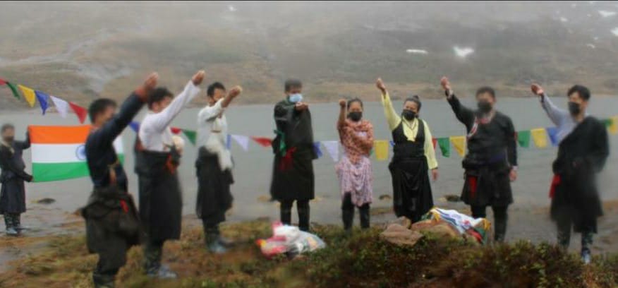 Spearcorps's tweet photo. Young citizens undertook & successfully completed the arduous & spiritually enhancing trek to Area Three Lakes, Upper Dibang, Arunachal Pradesh. The area holds special religious significance for locals
#AdventureArunachal
#ThreeLakes
@ADGPI
@EasternComd
@MyGovArunachal https://t.co/Z5bTXqiykL