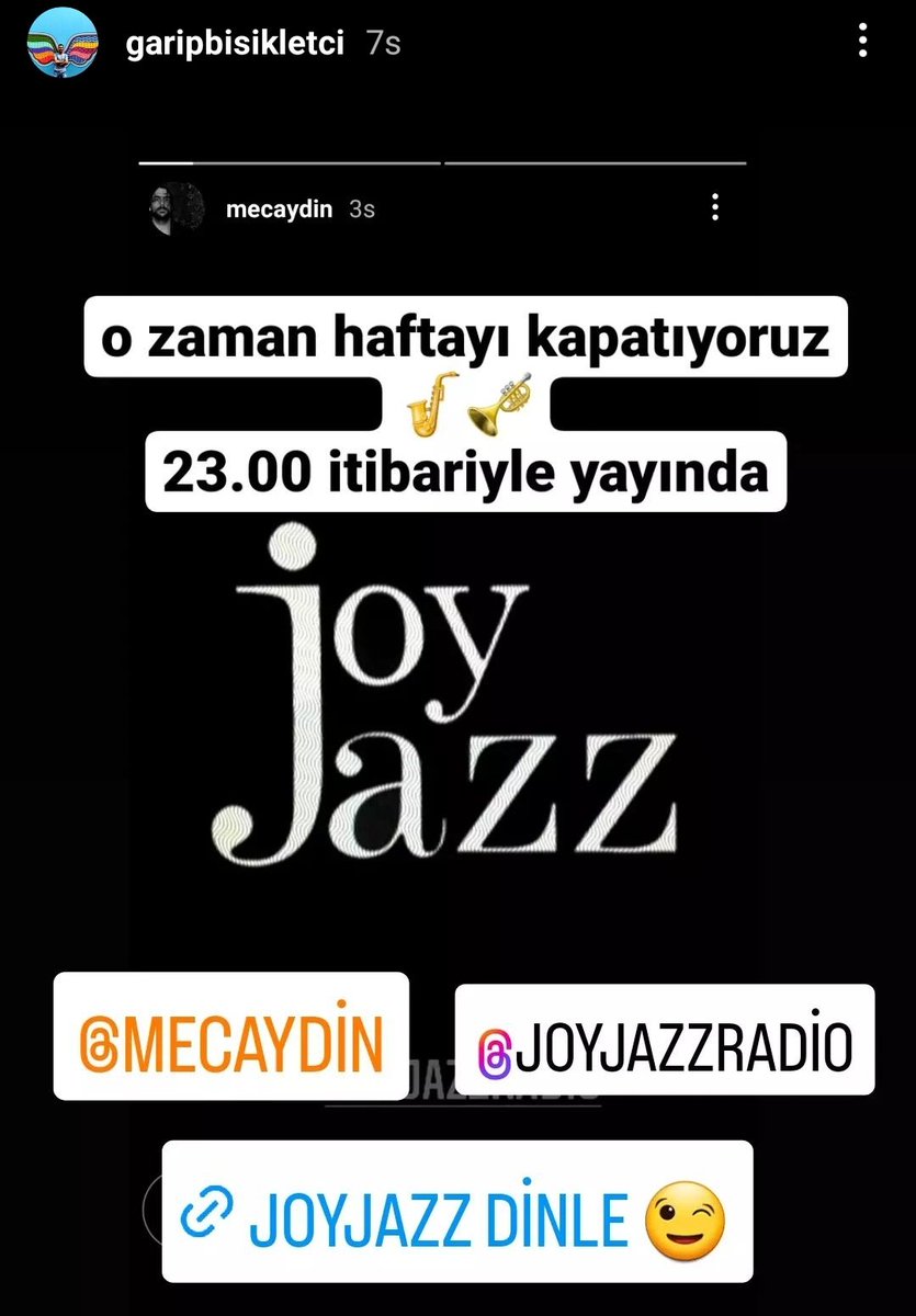 Kaçıranlar için Blue'nun tekrarı saat 11:00 <a href="/Joyjazzradio/">JӨYJΛZZ</a> 'da. @garipbisikletci  iyi haftalar olsun