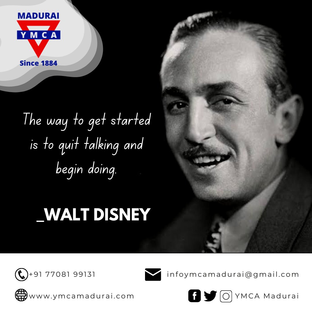YmcaMadurai's tweet image. Talking too much will never take you to the places that you #desire. It will do nothing apart from wasting some valuable time of yours. so #quittalking and #starttakingaction to achieve your goals. #MondayMotivation #YMCAMadurai #mondaythoughts