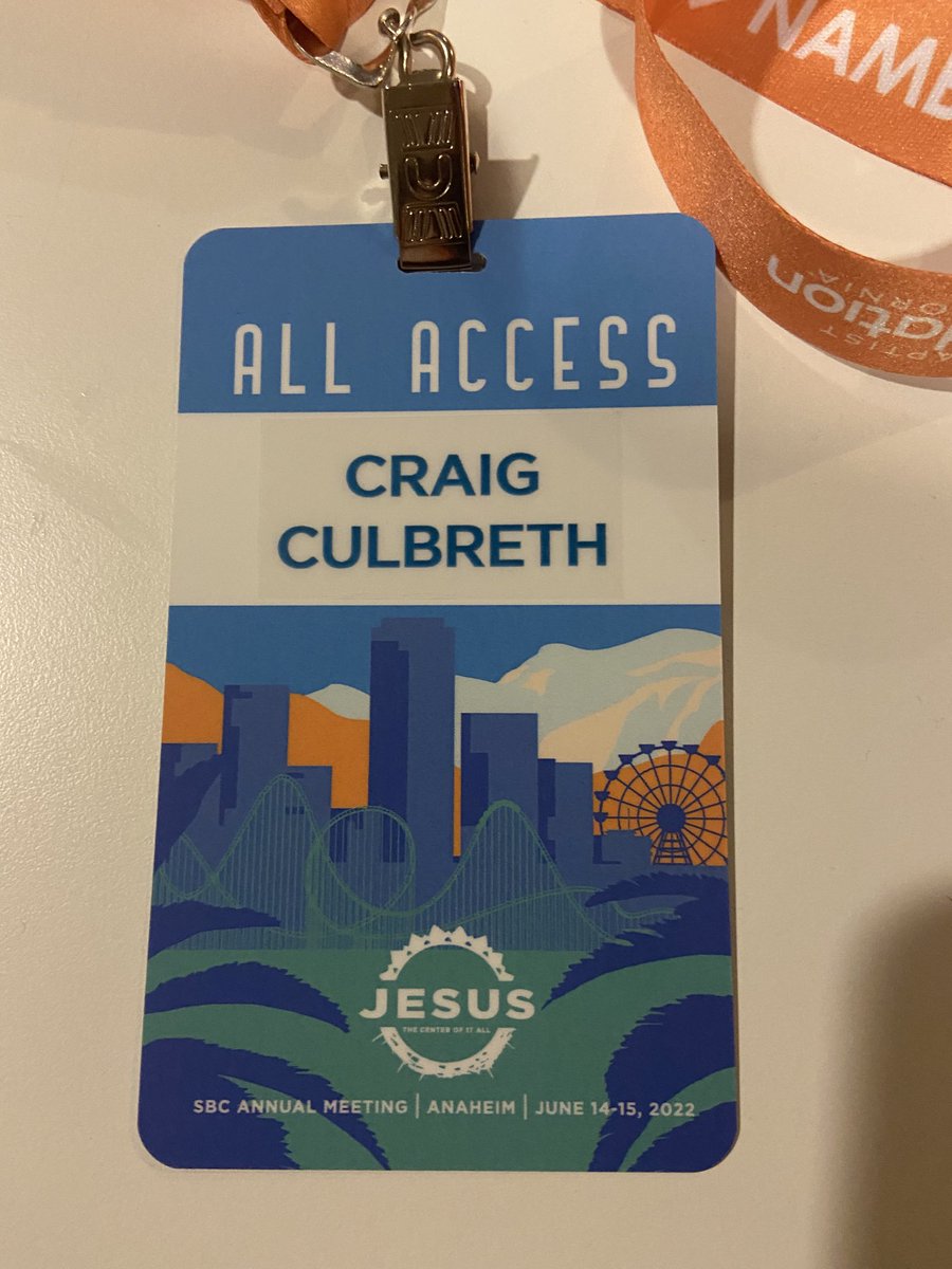 craigCulbreth1's tweet photo. Excited to serve as the parliamentarian for the SBC 2022 Pastors conference and one the parliamentarians for the SBC annual meeting 2022! #loveserving https://t.co/2wbX1xEuXK