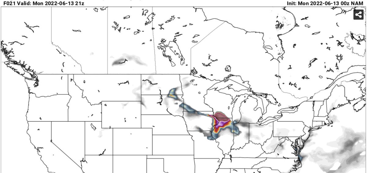 TwistedVortices's tweet image. OH SNAP1 Tomorrow might be off the hook. Ridiculous charts. If convection steps up, we will need to be very careful in SW WI and NW IL! @WxJmar93 @VinceWaelti #wiwx #ilwx #severweather