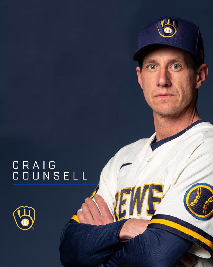 BrewCityCouch's tweet photo. With today’s win over the @Nationals, @Brewers #manager #CraigCounsell ties the franchise record for most wins for a #MilwaukeeBrewers manager, tying #PhilGarner with 563 total wins. Though both achieved in 8 years, CC has 110 less Ls. #ThisIsMyCrew #Brewers #Milwaukee @MLB #MLB https://t.co/Uhux2uTUrZ