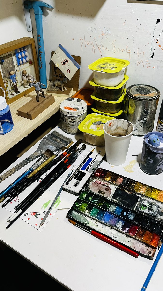 ArtBook_Comi's tweet photo. 2022.05.28

김을(Kim Eull)
김을파손죄 
EULLdalism : Drawing is Hammering

📍OCI미술관
📍OCI Museum Of Art in Seoul, Korea

#Seoul #Gallery #ContemporaryArt  #AbstractArt #Artwork #exhibition #museumarchive https://t.co/YlcUCuwJVB
