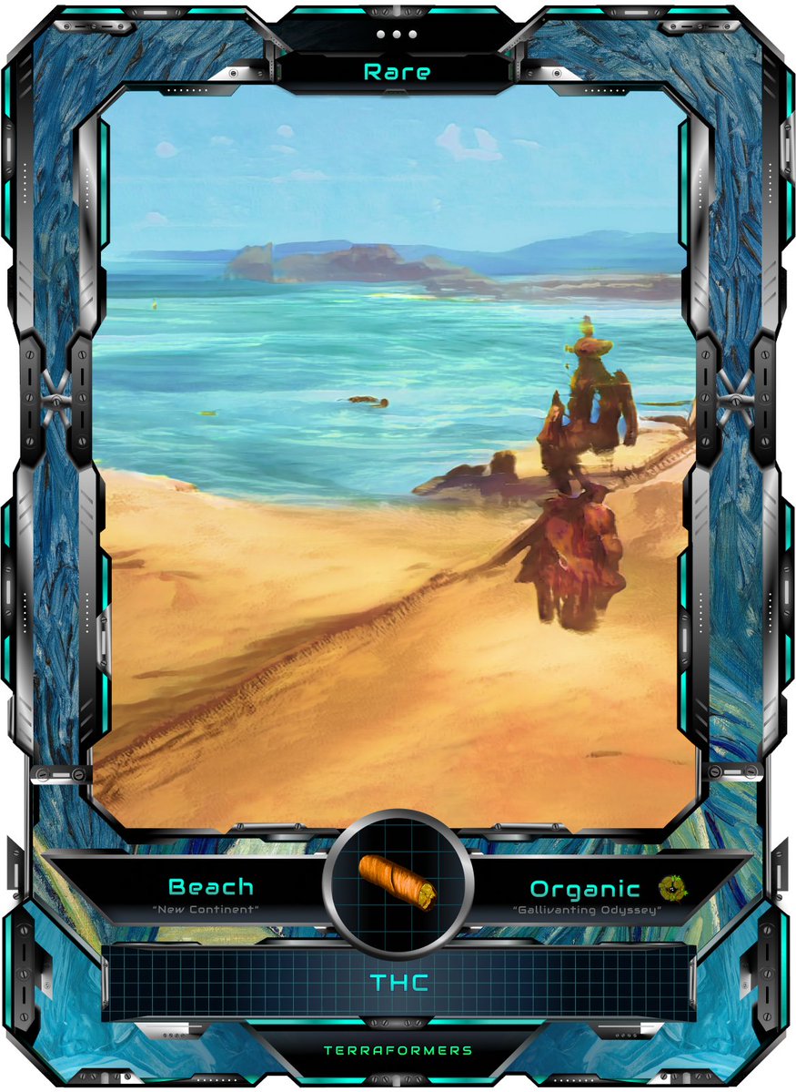 Giving away this Rare "New Continent" Land! 
Each land card is backed by 25 wax and can mine tokens. 

1️⃣ Like &amp; retweet this post 
2️⃣ Follow <a href="/TFMW_gg/">Terraformers, Many Worlds</a>
3️⃣ Tag three friends and include the hashtag #TFMW

#P2E #NFTGiveaway #NFT #WAXP #AIART #GENERATIVEART #AI #METAVERSE