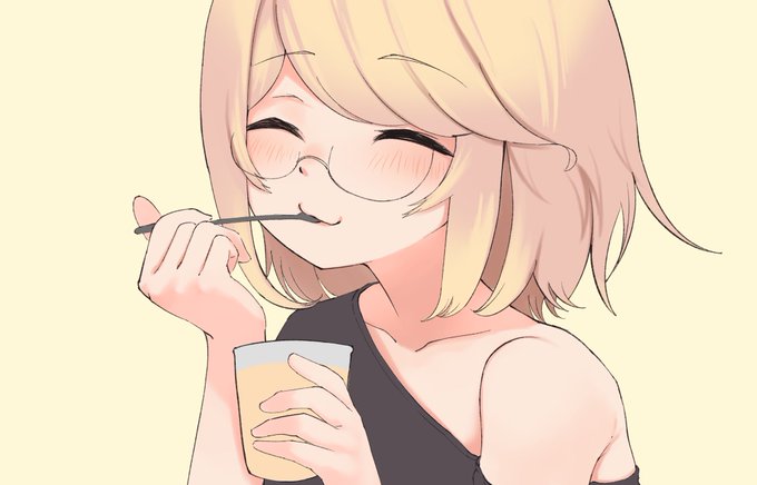 これはプリンを食べるうちの子ちゃんのWIP 