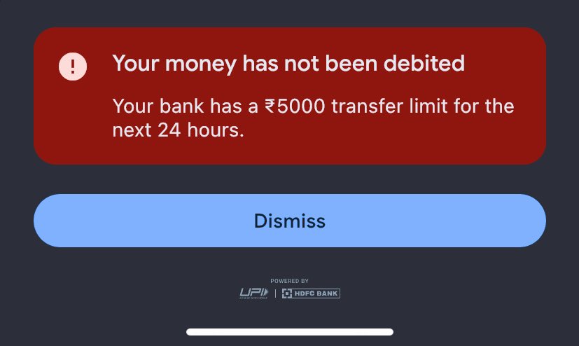 jasuja's tweet photo. UPI infrastructure at #zeroMDR | Banks tightening the noose on payments to merchants that have net banking available to prevent UPI P2M payments at zero cost to consumers

CX horror aside, is this what banks will do to prevent zero cost arbitrage from affecting their bottom line? https://t.co/ycYWI5s9ct