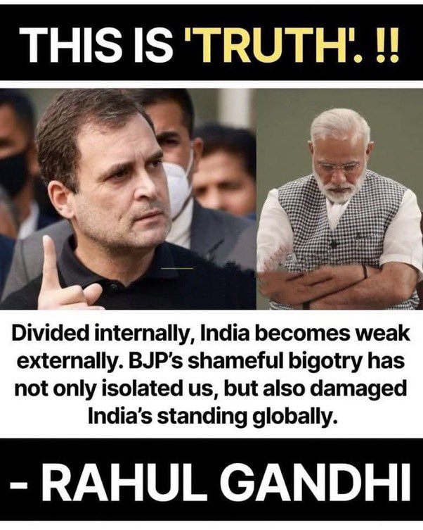 skvyas7777's tweet photo. #NaDarengeNaJhukenge

Only One Person Fearless Talking about India's Crisis &amp; #Failure Of #Modi_Government, He Is A Honest Leader Mr.#RahulGandhi
#IndiaWithTruth
#IndiaWithRahulGandhi https://t.co/9EIeEfXofQ