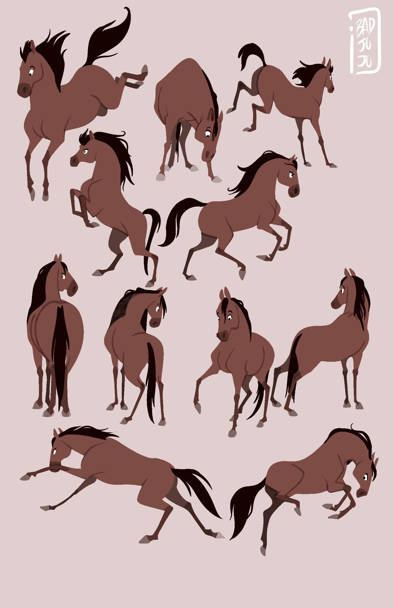 Horse Pose Poses Sketch Graphic Simply Stock Illustration 2187864099 |  Shutterstock