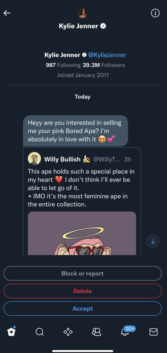 Kylie Jenner tweet media