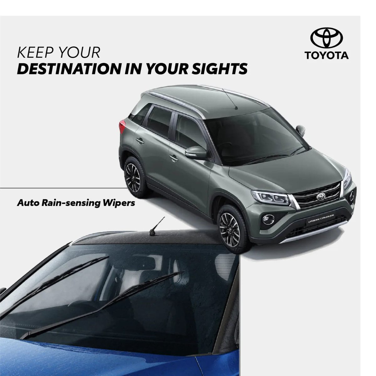 Globe_Toyota's tweet photo. Rains got you feeling low? Go for an #awesome drive in the #UrbanCruiser that will always keep you safe.  #GlobeToyota #Respectfollows 

To know more, Globe Toyota: 9807680680. https://t.co/Wm8v53QQA5