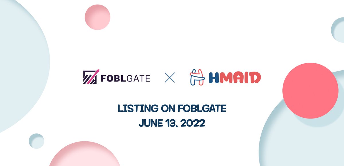 hmaid_official's tweet photo. The social contribution project HMAID will be listed on the Korean cryptocurrency exchang FOBLGATE today.🎉We are very happy to announce our first listing to our supporters.😍 We'll continue to deliver more good news. Thank you.🙏 https://t.co/n9IIPk47YK