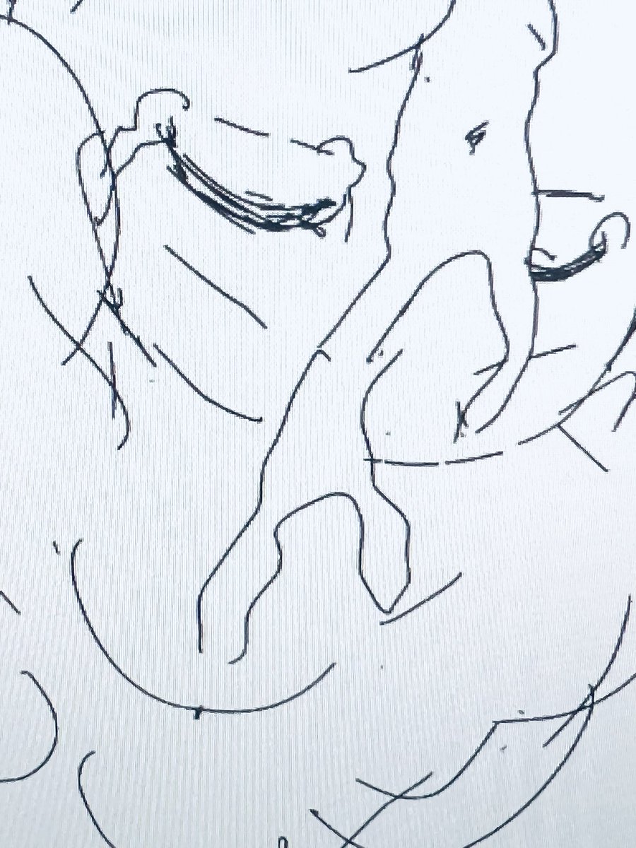 現在、新連載を作りながら、ファンサイト用新投稿イラストとして、敗北同人誌番外イラスト・「縛敗♦︎終曲〜ナカマタチノ敗北」を制作中。雑魚扱いされ一コマ絵でまとめて始末される情け無い仲間たちを無様に描いた敗北の瞬間イラスト。☺️
今回はぬっぽん、女乃、女乃大好きなロリ褐色ギャルの3人!🤩 