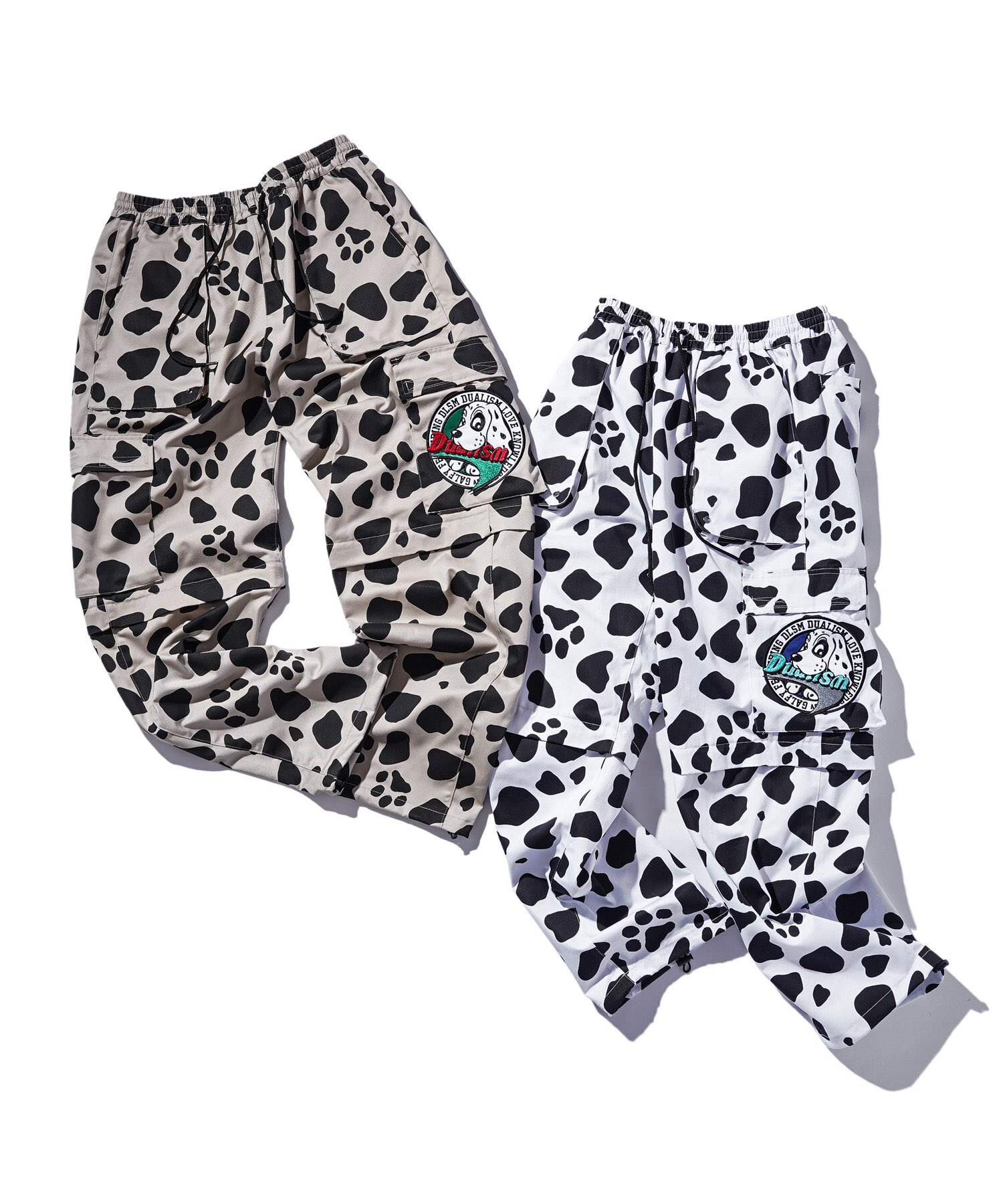 DUALISM × GALFY ブーメランとダルメシアンのショーツ、カーゴパンツ DUALISM × GALFY(デュアリズム×ガルフィー) カーゴパンツ
