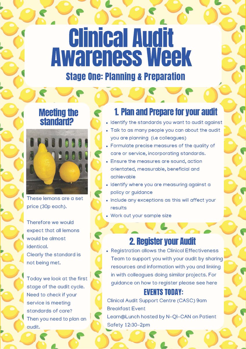 Promoting Clinical Audit Awareness Week in <a href="/OxleasNHS/">Oxleas NHS</a> we've created some newsletters about #clinicalaudit #CAAW22 <a href="/CEOxleas/">Helen Way</a> <a href="/OxleasQi/">Oxleas QI</a> <a href="/OxleasQA/">Ox Quality Assurance</a>