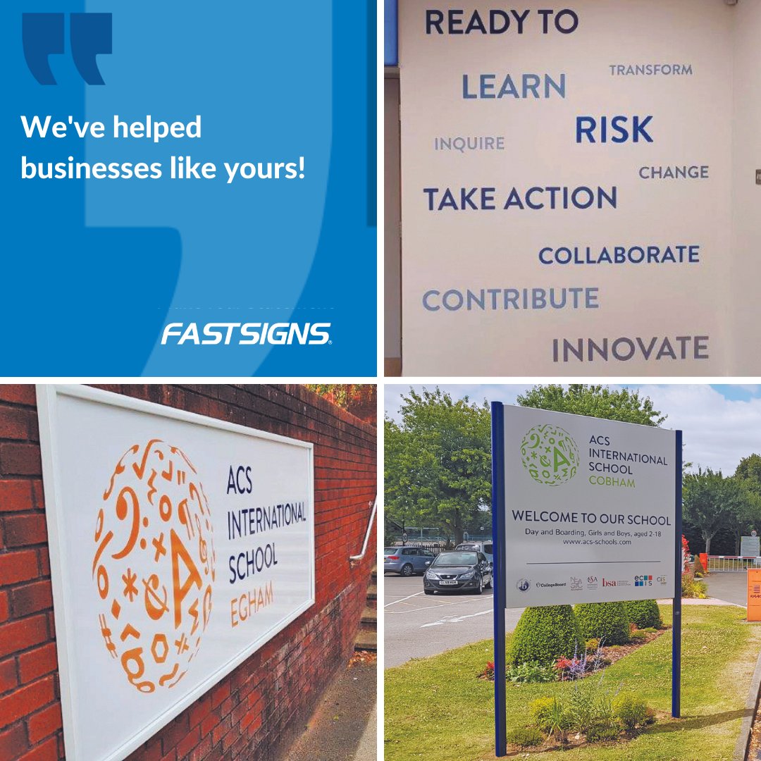 Fastsign876's tweet photo. At FASTSIGNS, we are more than just signs. We are a strategic partner that helps to increase our customers’ visibility through a comprehensive, creative, and results-based approach. #FASTSIGNS2022 #FASTSIGNSDIDIT https://t.co/bDH4clq7nN