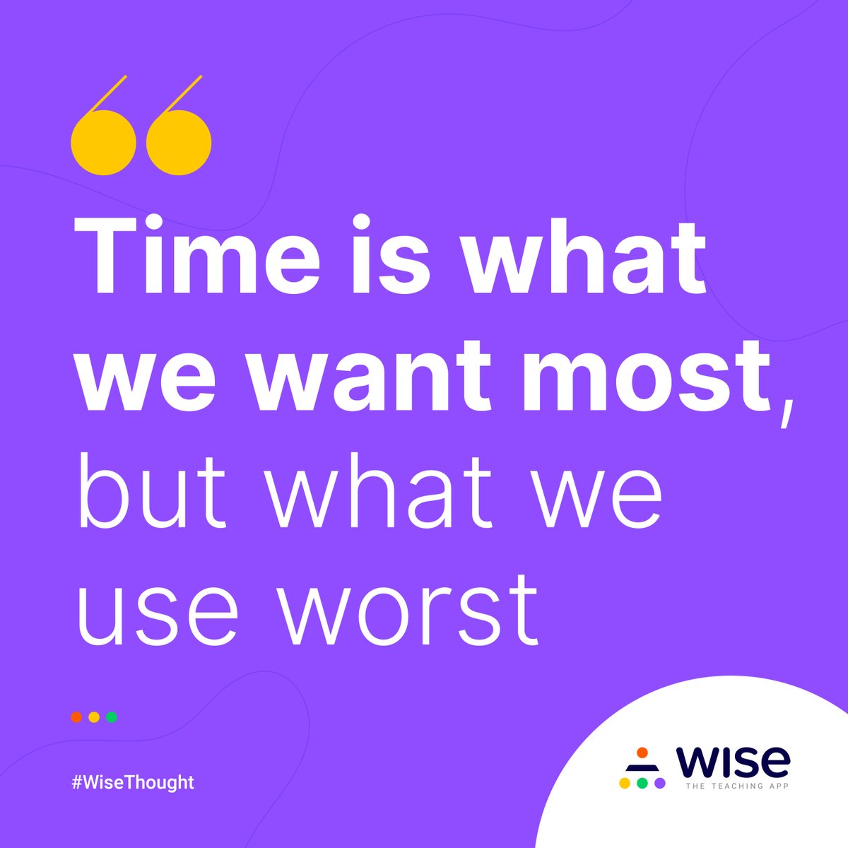 wiseapplive's tweet photo. Savor your time this Monday

#mondaymotivation #wiseapp #wiseadvice #education #educational #onlineteaching #onlineeducation #learn #learning #teaching #teachingapp #teach #wise #wiseteachingapp #wisethought #wisequotes #wisewords https://t.co/9GoEhsSSQL