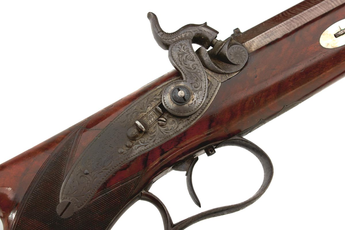AntonyCribbLtd's tweet photo. 18th Century silver hilted smallsword &amp;a cased pair of 34bore large saw handled duelling pistols by Van Wart on the preview page for our Summer Fine Arms &amp; Armour auction https://t.co/oK91seNLFX #antiquesword #18thcenturysword #antiquepistols #duellingpistols #duel #duellists https://t.co/skkLUlj8ur