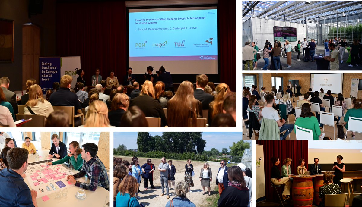Het Agri-food Smart Specialisation event was een succes! Meer dan 100 deelnemers uit verschillende EU landen verzamelden zich om ideeën uit te wisselen en inspiratie op te doen rond voedselproductie & -verwerking, en voeding & gezondheid. Lees het verslag: pomwvl.be/nieuws/agri-fo…