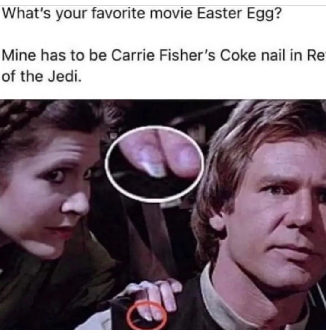 Carrie Fisher Star Wars Coke Nail