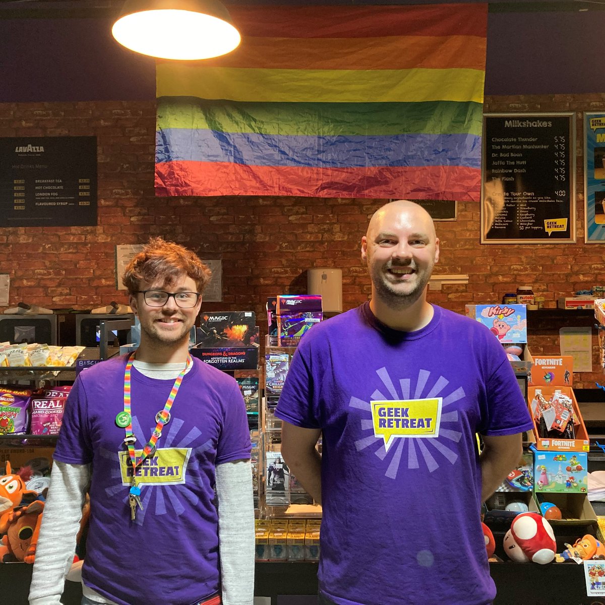 XscapeMK's tweet photo. 🌈 Happy Pride Month... 🌈

We are all decked out and ready to welcome you through the doors at Geek Retreat at Xscape.

We can't wait to see you there! 🏳‍🌈💕 https://t.co/wAtzWWwREW