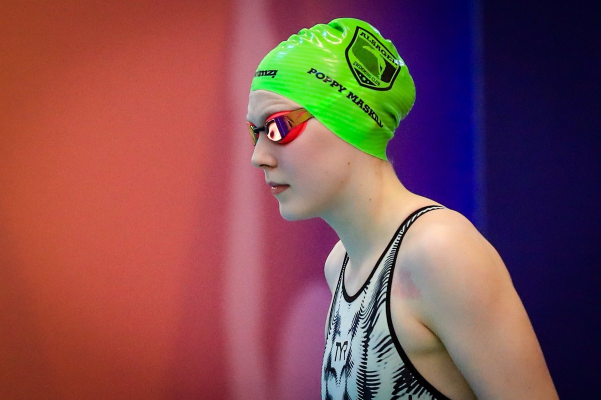 Aquatics_GB's tweet photo. Mightily impressive from @MaskillPoppy on her debut world championships swim! 💪

She sets a big new PB in the Women's S14 100m Backstroke and leads qualifying ahead of @BethanyFirth2 and @jessica_jane96 to set up an exciting final between the trio #Madeira2022 https://t.co/JTWLwKmGPc