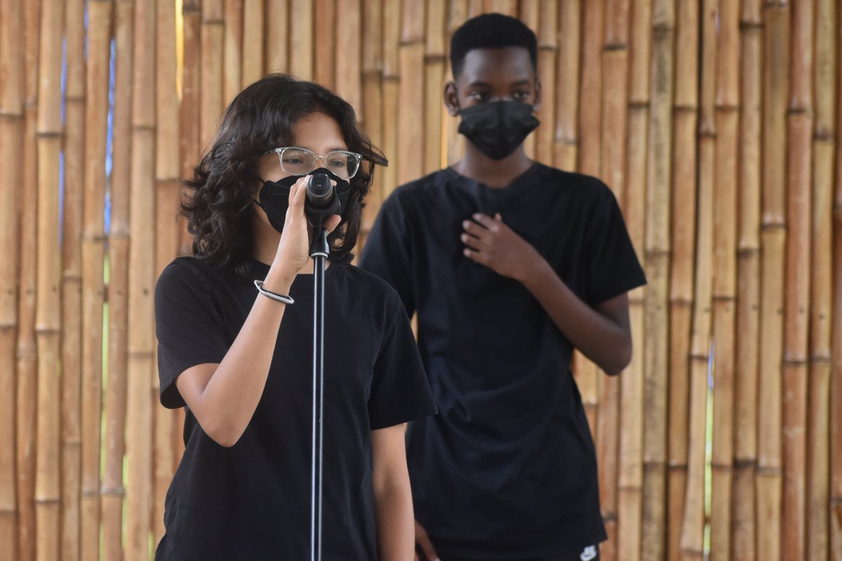 ISK_Kigali's tweet photo. Grade 7 students performed the first act of Circus Olympus, a play written by Lindsey Price. "The world of Greek Mythology to your door!" And what a great job the students did.
#ISK2022 #BeCompassionate #StayCurious #Drama #Acting #Perfomance #Characters https://t.co/nUlrmzWXT0