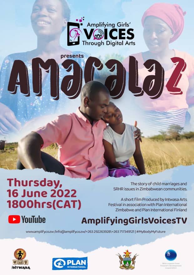 AmplifyingGirls's tweet photo. Amacala (Part 2) is finally here ! ! !
Catch the premiere on the 16th of June on our YouTube channel - AmplifyingGirlsVoicesTV at 1800hrs. Luba's story continues....

#MyBodyMyFuture
#endchildmarriage
#girlsunfiltered https://t.co/esWUAZRbdi