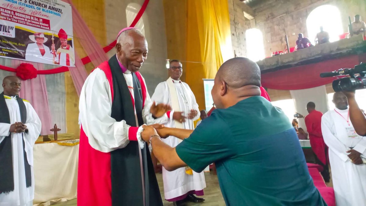 EmekaIhedioha's tweet photo. Yesterday, I attended the Synod of the Diocese of Mbaise Anglican Communion hosted at St Matthew's Church, Amuzi, Ahiazu Mbaise LGA of Imo State.

1/2 https://t.co/c8SeKyJViH