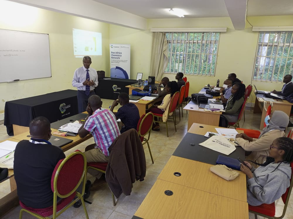 adhisouma's tweet photo. Opening session of the RSC-PACN/GSK GC-MS training workshop in Nairobi, Kenya
#PanAfricaChem https://t.co/1r2r0Wggbf