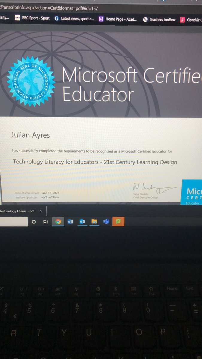 JulianAyres1's tweet image. Getting my CPD in early for the summer holidays!
#microsofteducator #cpd #education