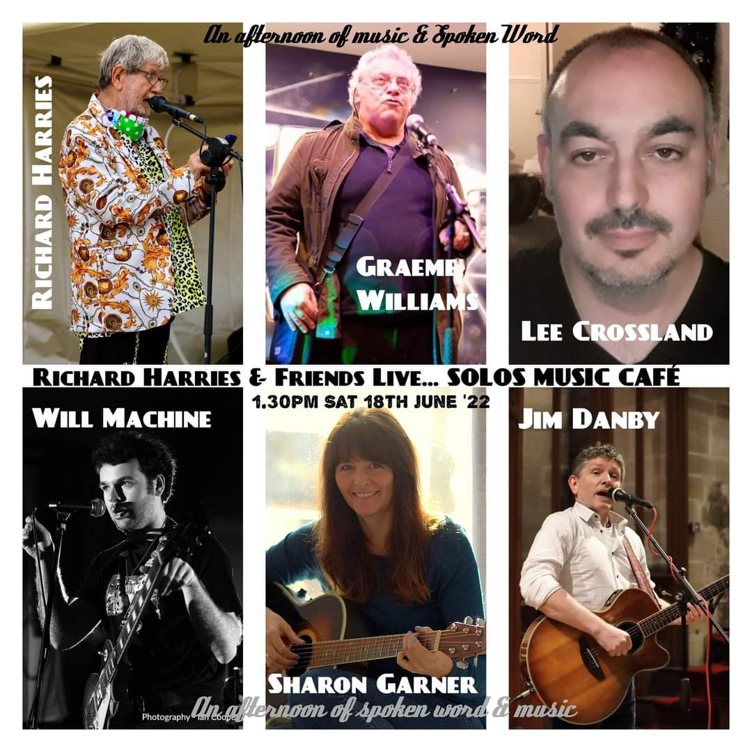 Free admission event music and spoken word at Solos! 🎼🎶