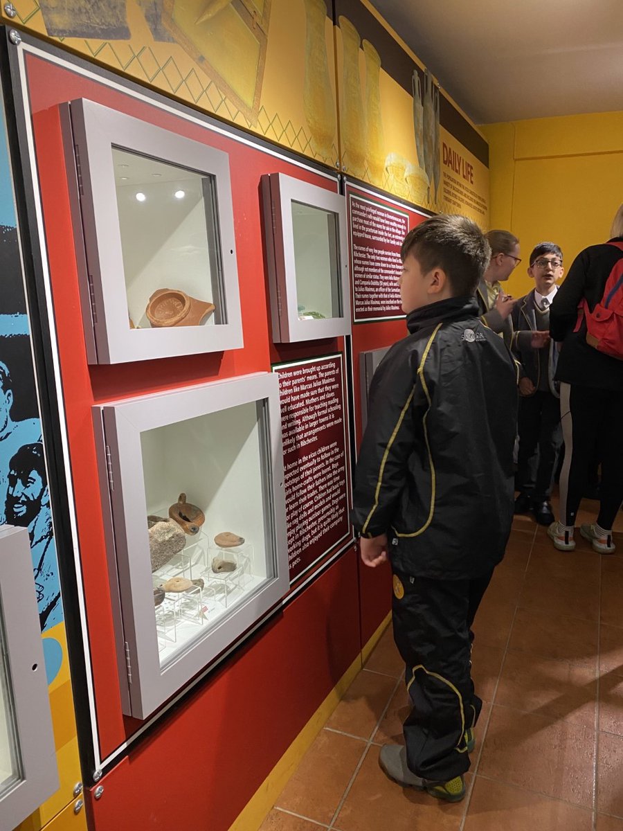 HeadStPius's tweet photo. Y3&amp;4 visit the Roman excavation site at Ribchester Museum. Exciting discoveries, perfect enrichment bringing learning to life. #firstchoiceprepschool #History meets #STEMeducation @StPiusXPrep #onestepahead #KindnessMattersAlways https://t.co/lW2tL1OdFv