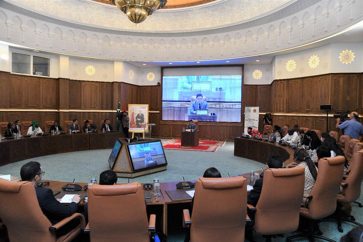 MarocDiplomatie's tweet photo. Lancement, aujourd'hui au siège de @MarocDiplomatie, d’un cycle de formation au profit des observateurs africains des élections, organisé pour la première fois par un État membre d’ @_AfricanUnion https://t.co/2iH5dxVXmM