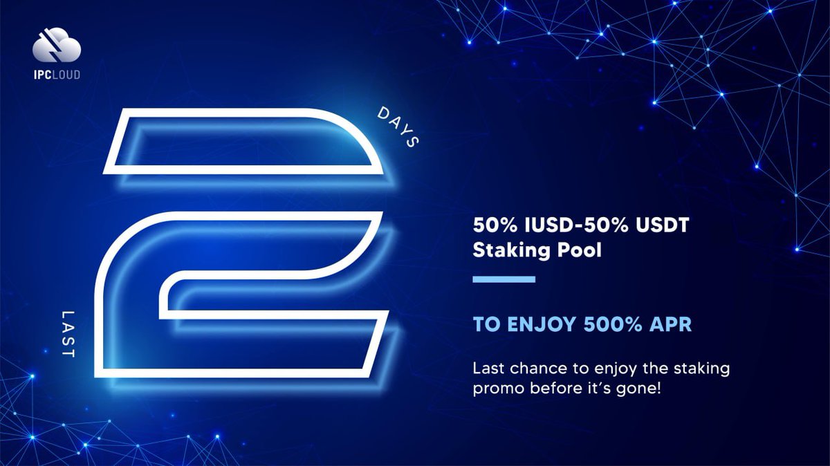 IPCOfficial_'s tweet image. Just ✌️days to go until the launch of our new staking activity, enjoy the current one while it lasts 🔥

#IPCloud #digitalwallet #IPCtoken #IPCapital