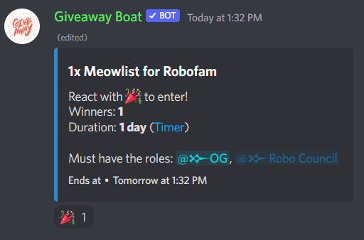 RCN WL giveaway for Robofam! 24H left 😉