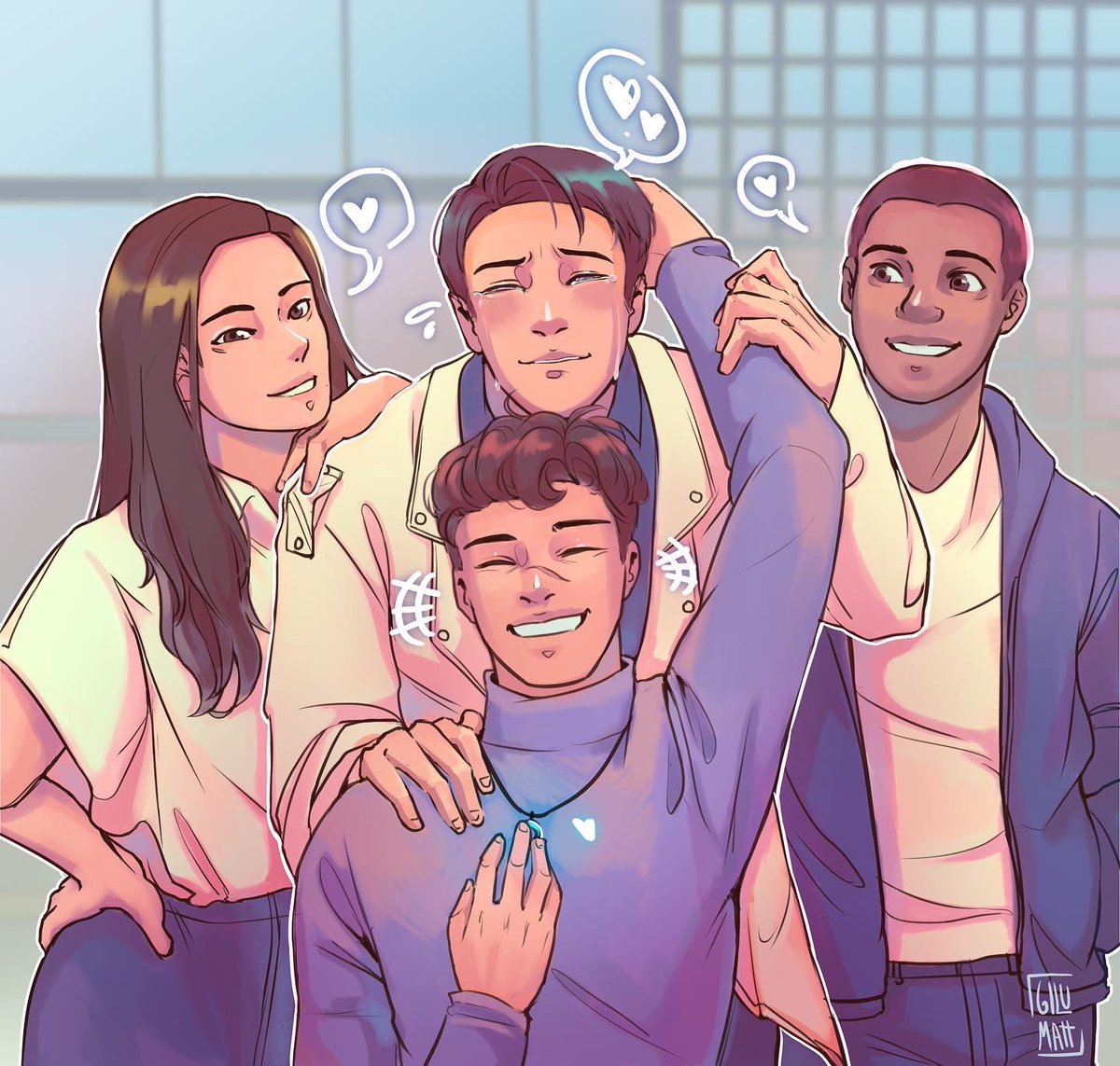 gilu_matt's tweet photo. #DetroitReawakening fanart! (Or at least what I imagined was the aftermath of that last shot 😅💙) https://t.co/PDPY5IV6Oe