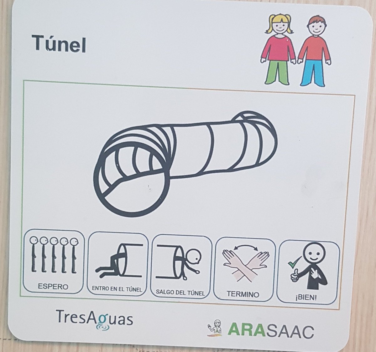 capilla_carmen's tweet photo. Ayer con agrado me encontré esta sorpresa en unos Juegos Infantiles en los que estaba con mi hija. Comprobé cómo miraban la información y los niños y niñas sabían que hacer. Pequeños grandes pasos..@TresAguas @arasaac #diversidad #inclusion #FelizLunesATodos https://t.co/1Kxwvo1WSL