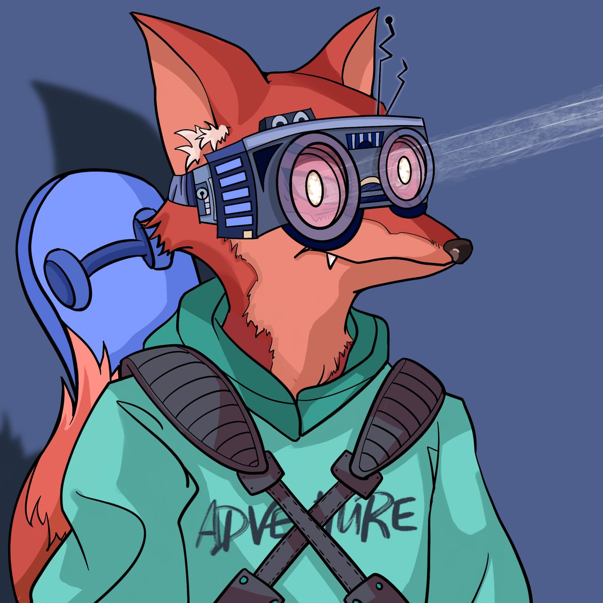 A little sneak peek🦊What yall boys and gals think? 

#NFT #NFTCommunity #Foxyclub #NFTGiveaway