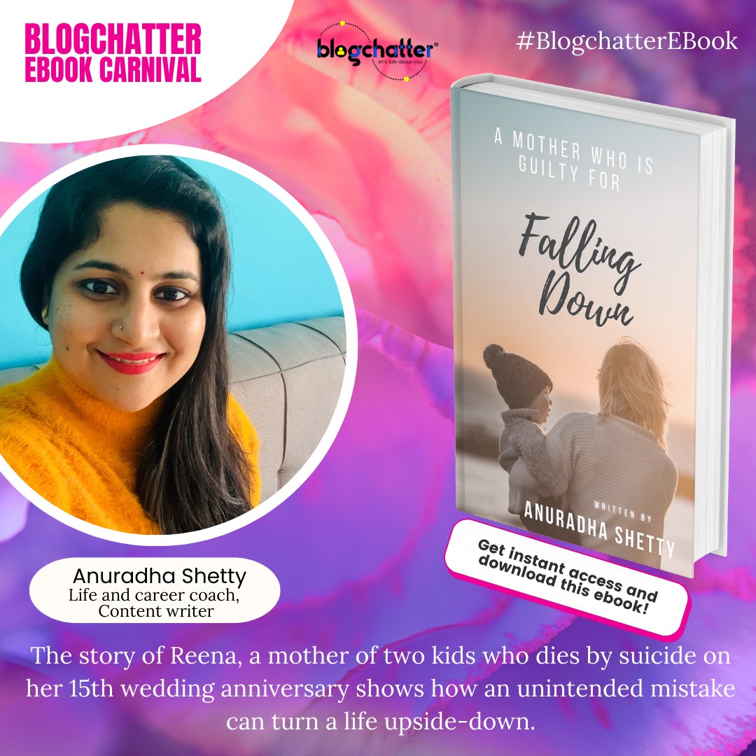 Thank you @digimother_

Guilt is perhaps the most painful companion of death.

My book is based on the Guilt of a mother. 

Download here: theblogchatter.com/download/a-mot…
I now invite Arsh @RomaGuptaSinha to talk about their #BlogchatterEbook