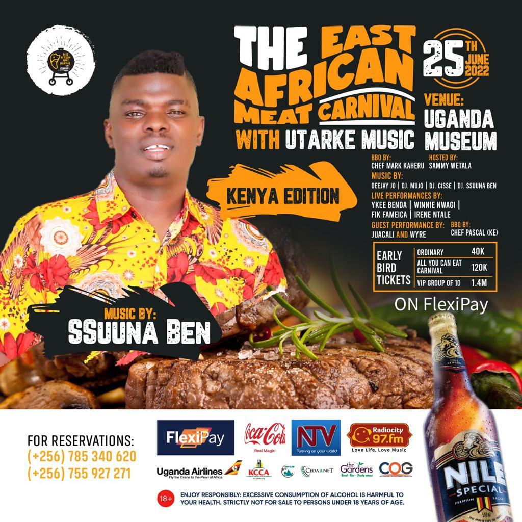 Ms_angella1's tweet photo. Steak🥩 is best eaten yearning in your heart and a big smile on your face. 
It is going to be more of "Kinyanya Nyanya"🎶^ Kenyan edition.Suuna Ben will be performing @eastafricanmeat

EarlyBird tickets on Flexipay
•40K Ordinary
•120K All You Can Eat
•1.4M Table of 10

 #UTAKE https://t.co/V3nh3bjnS3
