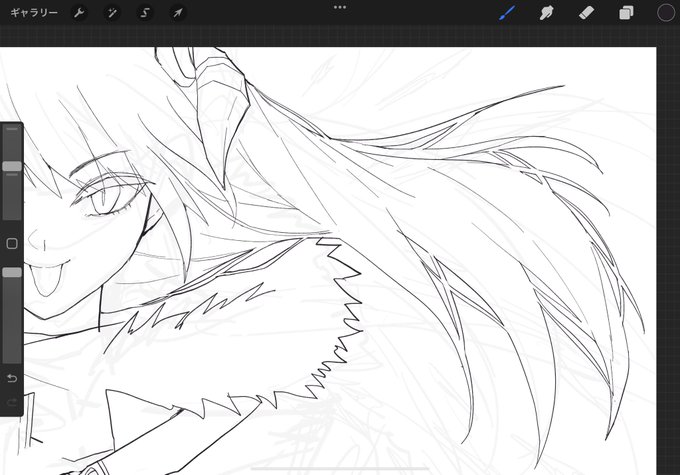 髪の毛の描写いい感じ😊 