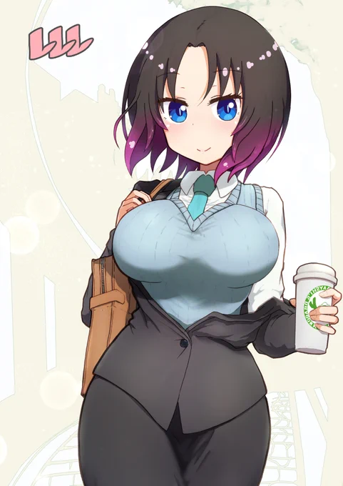 今日もいちにちがんばるぞい#小林さんちのメイドラゴン #エルマ #ELMA 